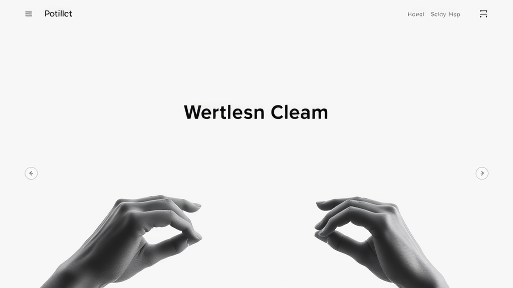 Elegant and clean professional website template layout for website creation.