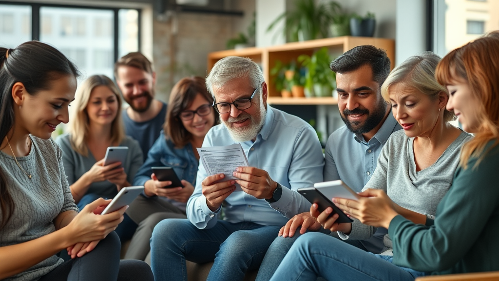 demographic segmentation for impactful email campaigns - diverse group receiving segmented emails