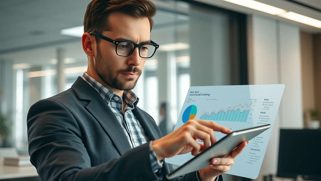 Modern CRM user interface with advanced lead scoring technique integration