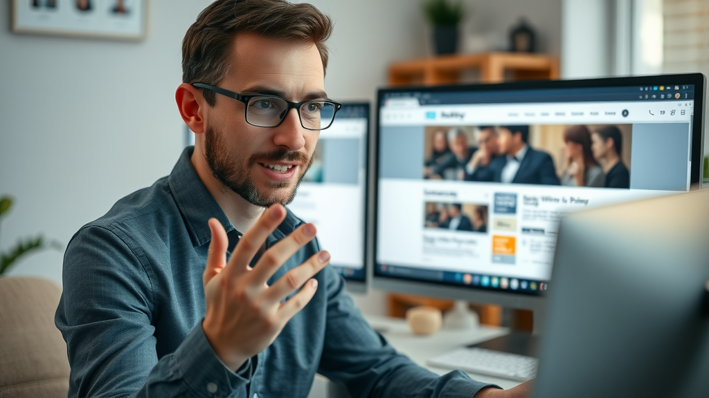 marketing professional comparing A/B landing pages for conversion funnel optimization