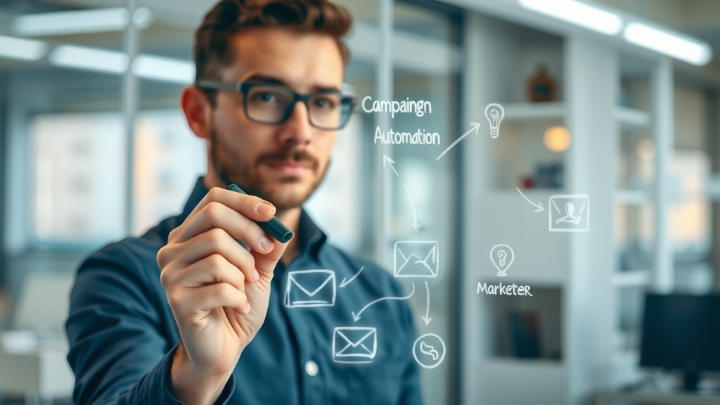 automated marketing campaigns flowchart marketing automation step-by-step process
