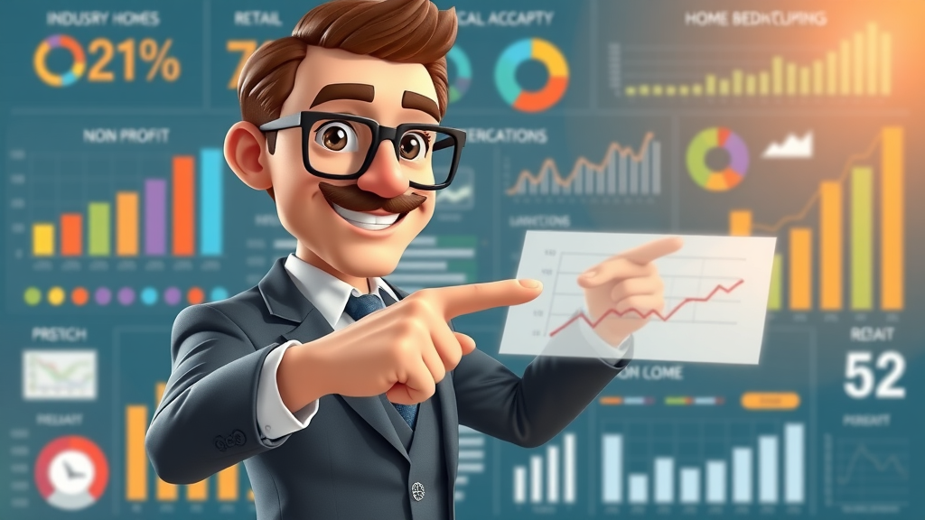 Infographic comparing industry benchmarks for email click rates in retail, B2B, technology, and non-profit