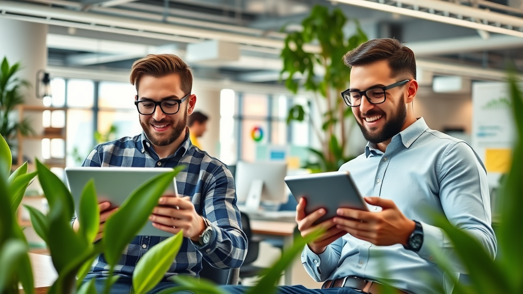 marketers managing social media, SEO, and email marketing for content marketing for leads