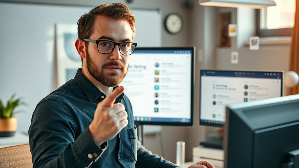 Marketer comparing email marketing tools for advanced campaign success and split testing