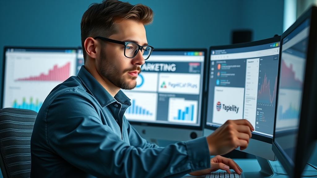 behavioral retargeting for social media and display ads, adjusting targeting settings, digital marketing campaign