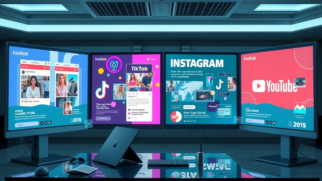comparing social media ads Facebook Instagram TikTok YouTube platforms