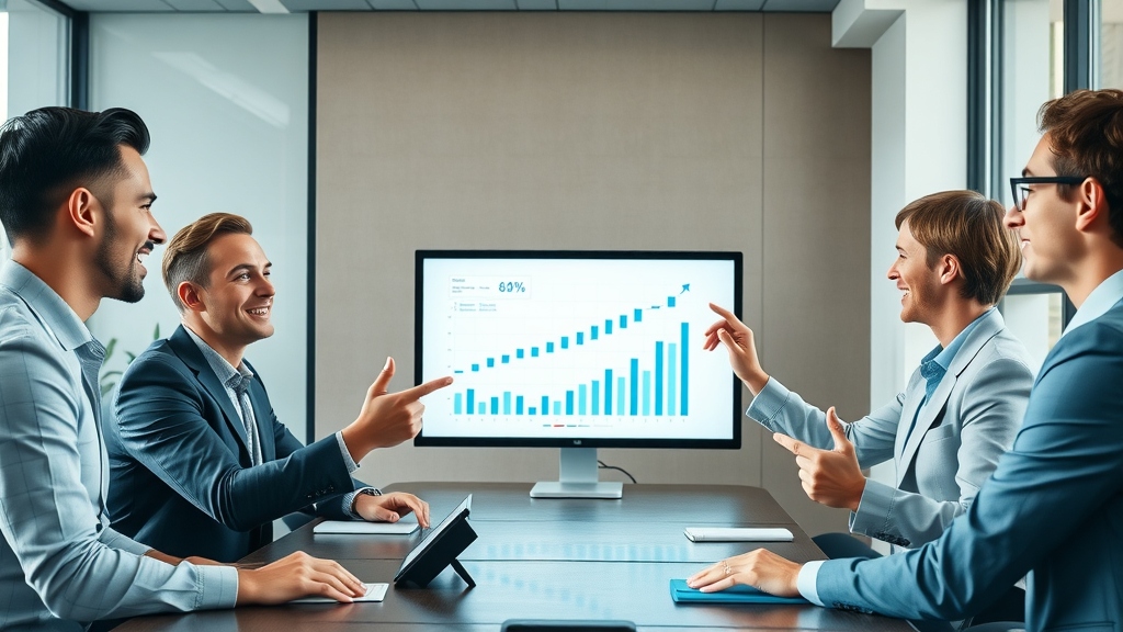successful team retargeting campaigns celebrating sales growth digital report