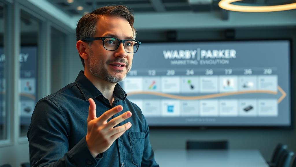 warby parker brand storytelling case study marketing executive presentation