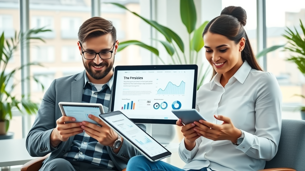 positive brand reputation impressive business website multiple digital devices online presence