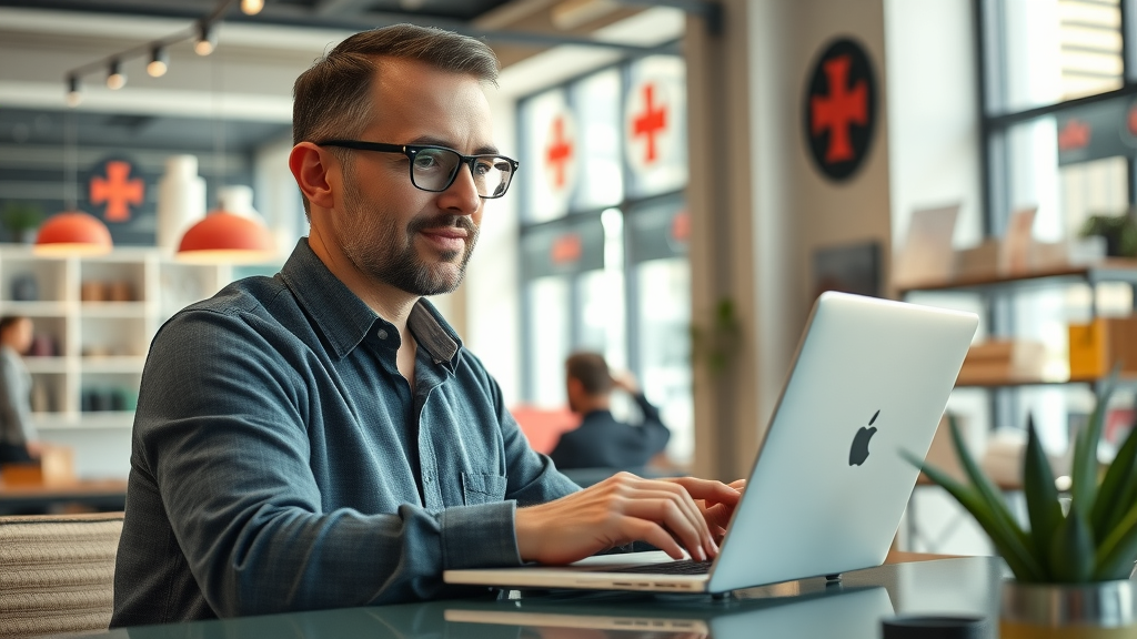 brand manager creating personalized email content for customer experience