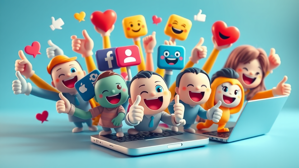 animated icons for social media platforms boosting digital marketing