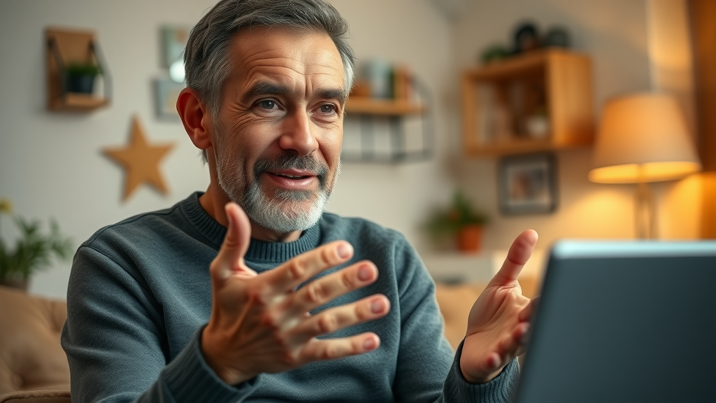 emotional customer sharing heartfelt testimonial on video for brand storytelling