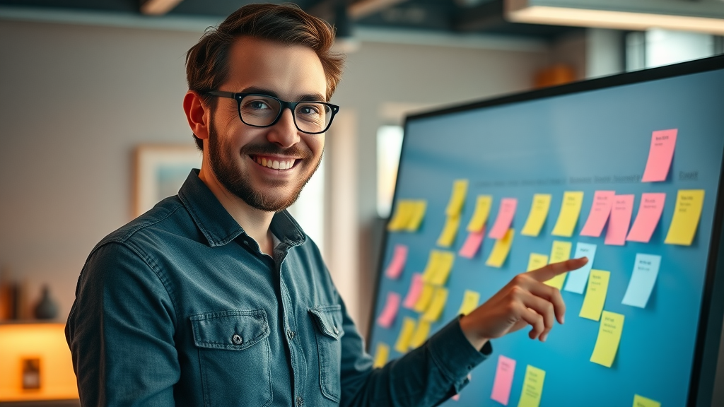 marketer mapping stages of customer journey for personalized email campaigns
