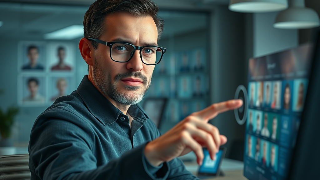 marketing expert identifying target audience segments for lead generation