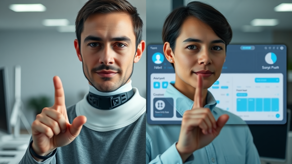 split-screen comparison of outdated chatbot and advanced AI chatbot dashboard for marketing