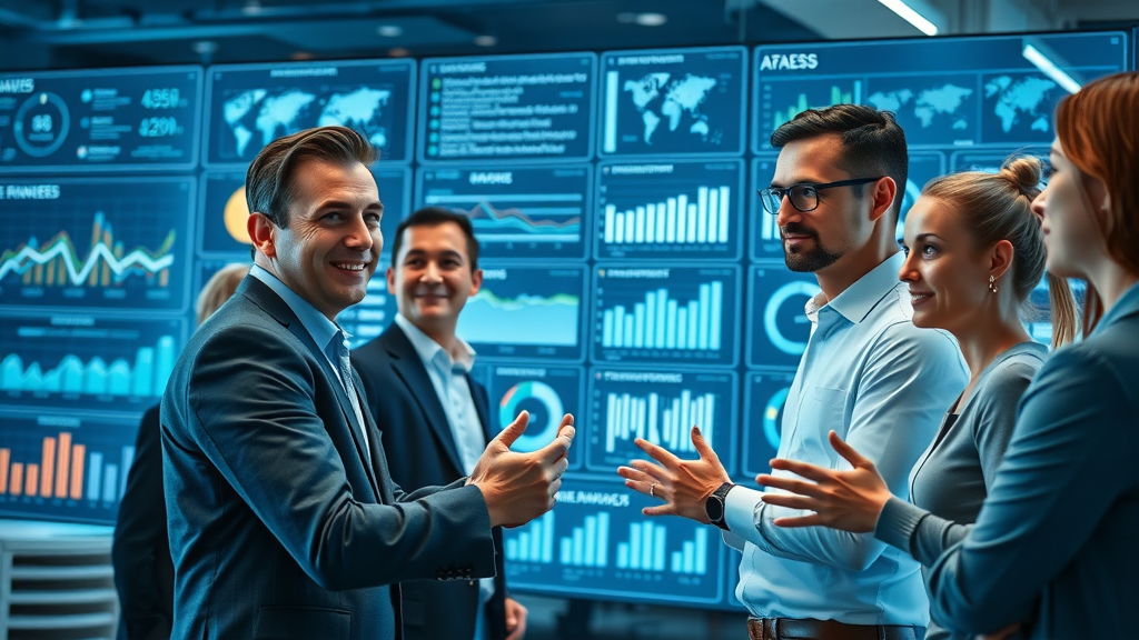 modern dashboard analytics sales and marketing alignment KPI review