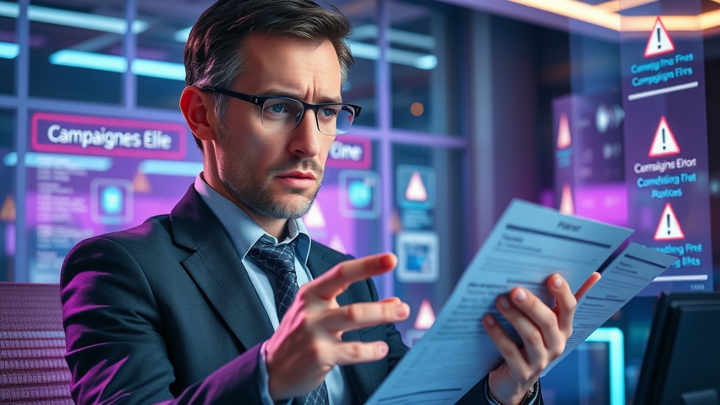 lead nurturing marketing executive reviewing campaign errors and solutions