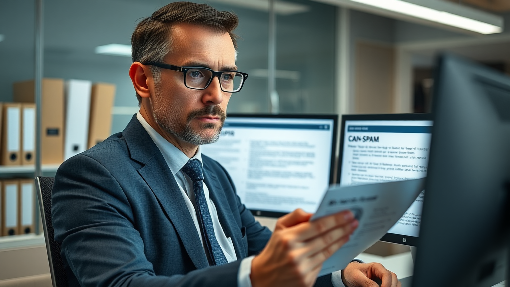 email marketing strategies compliance expert verifying GDPR and CAN-SPAM on email campaign checklist