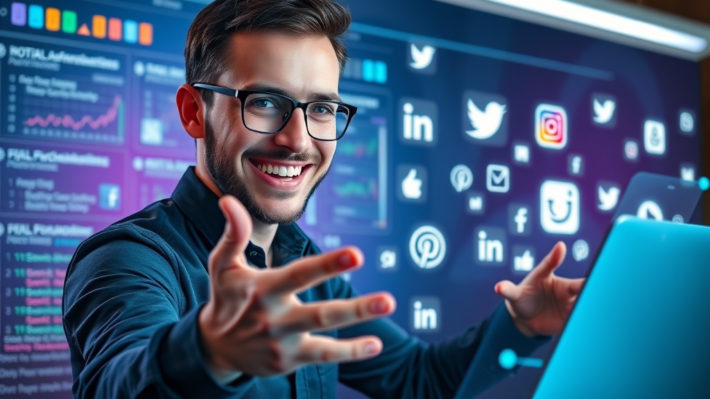 developer integrating social media APIs into website dashboard