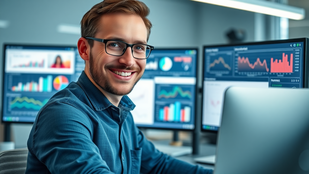 analyst monitoring retargeting campaign KPIs and conversion rates for retargeting best practices