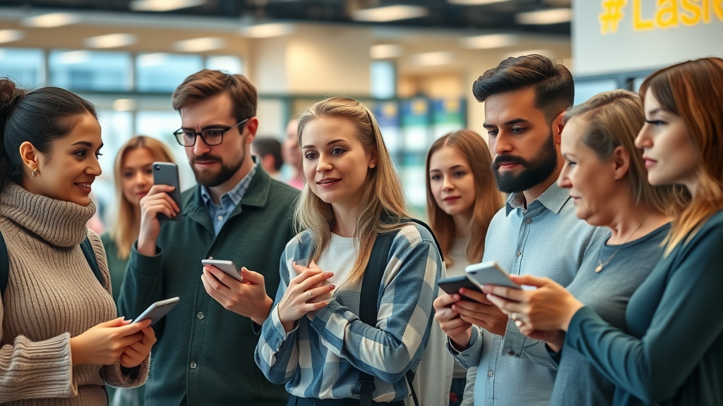 customer feedback split-scene customers offline kiosks and mobile apps