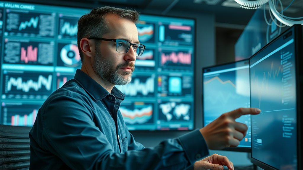 AI dashboard for social listening, analyzing social sentiment with graphs for social media marketing strategies