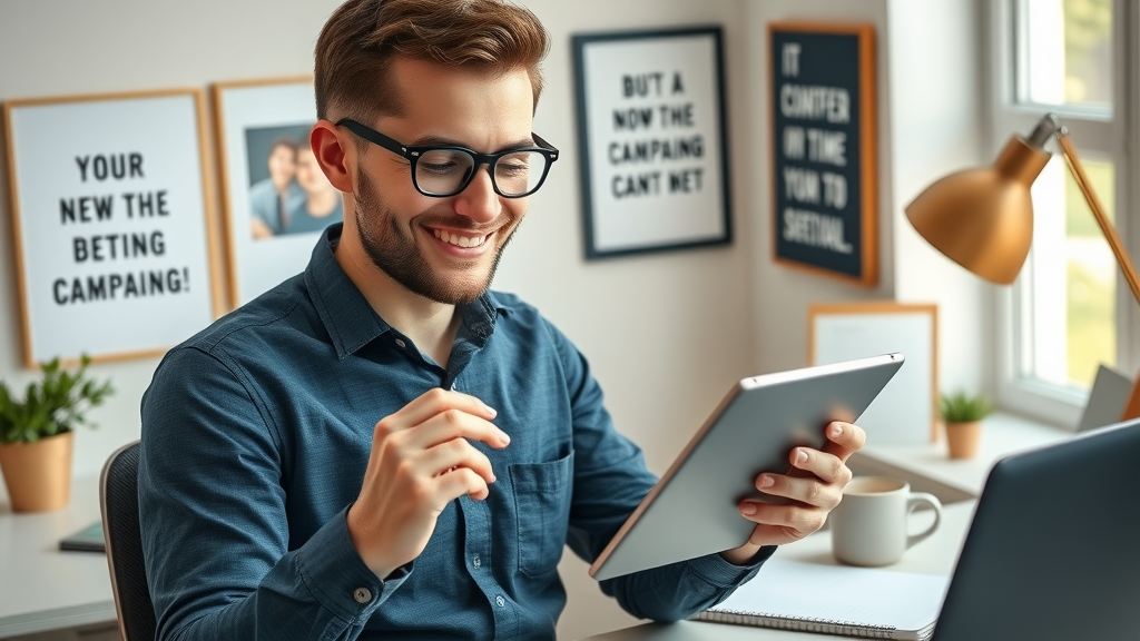 tech-savvy entrepreneur reviewing step-by-step retargeting campaign checklist
