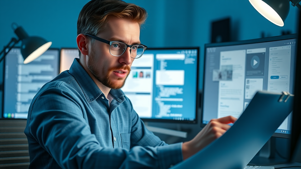 Brand voice guidelines content reviewer auditing digital content for brand consistency