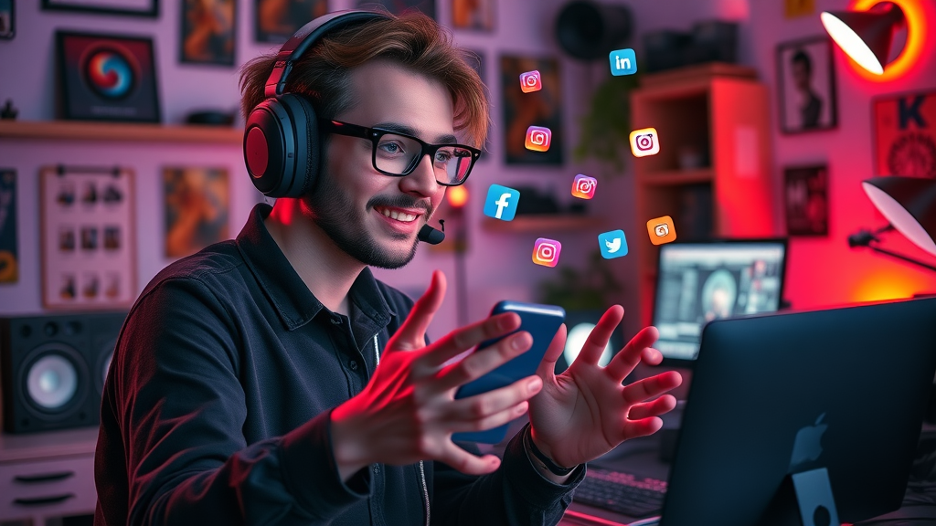 brand storytelling content creator editing video for social media