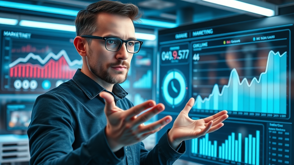 AI-powered dashboard optimizing email lead generation with personalization and automation