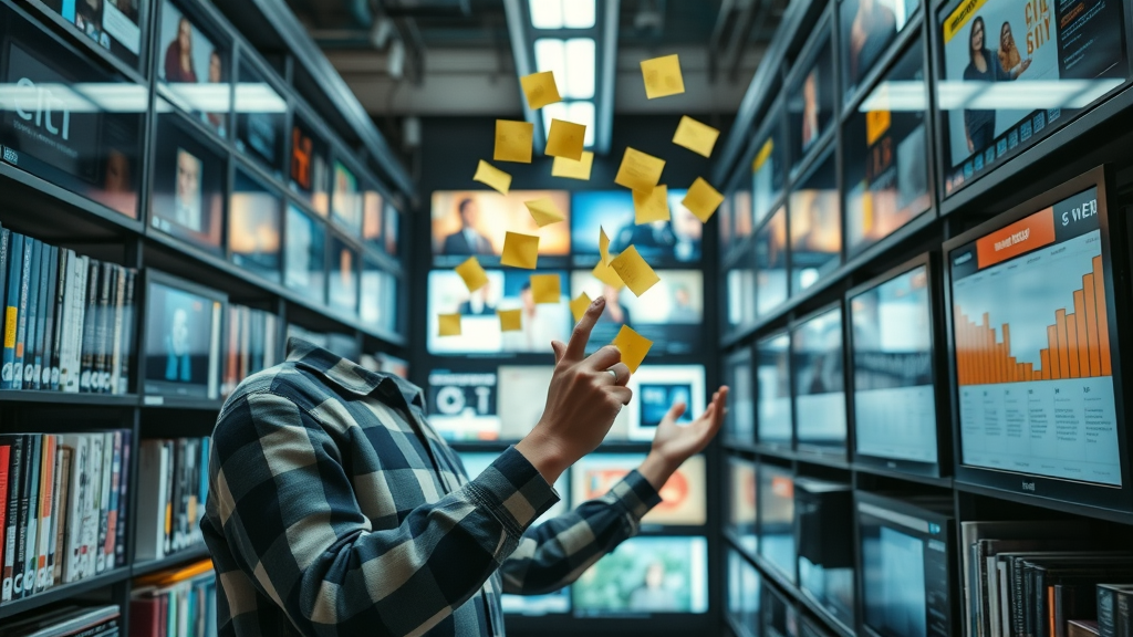 Content redistributor organizing diverse content types across digital media platforms