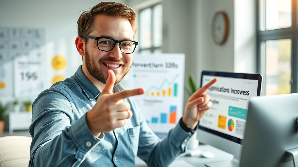 ux designer optimizing b2b landing page for higher conversion rates