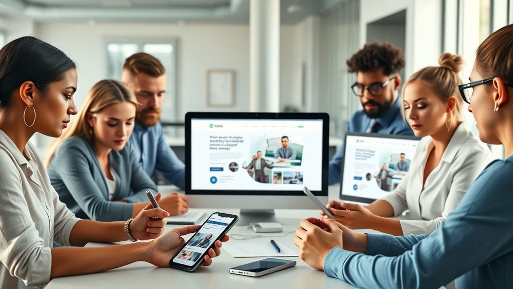 front-end development responsive website demo on multiple devices web dev