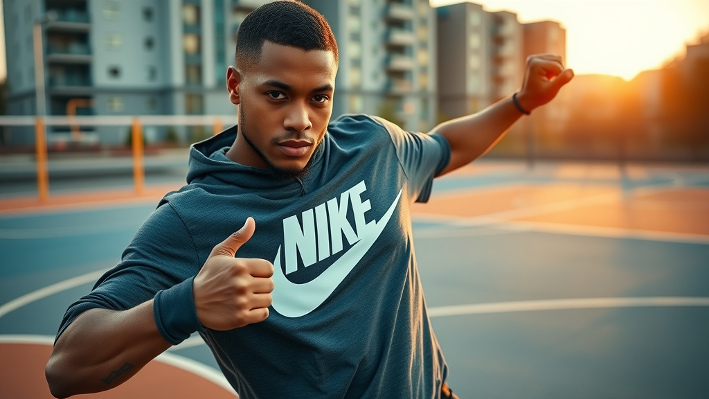 sports influencer Nike logo social media campaign for brand recall and awareness