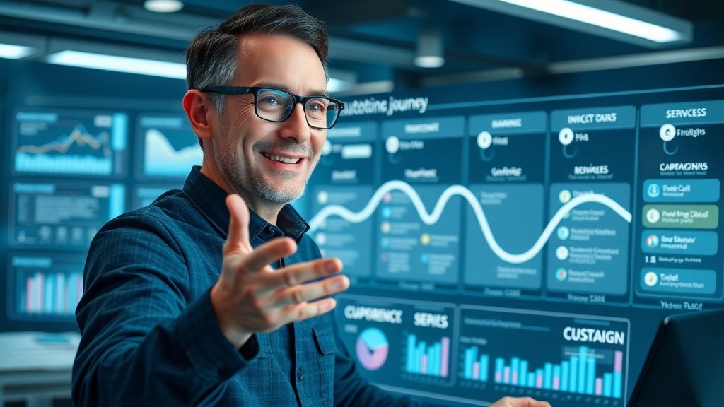innovative AI-powered customer journey map for marketing automation and personalization