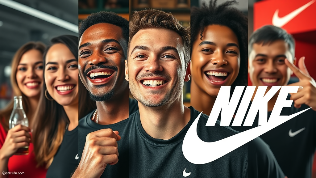 Iconic Coca-Cola and Nike branding, capturing their brand tone and emotions