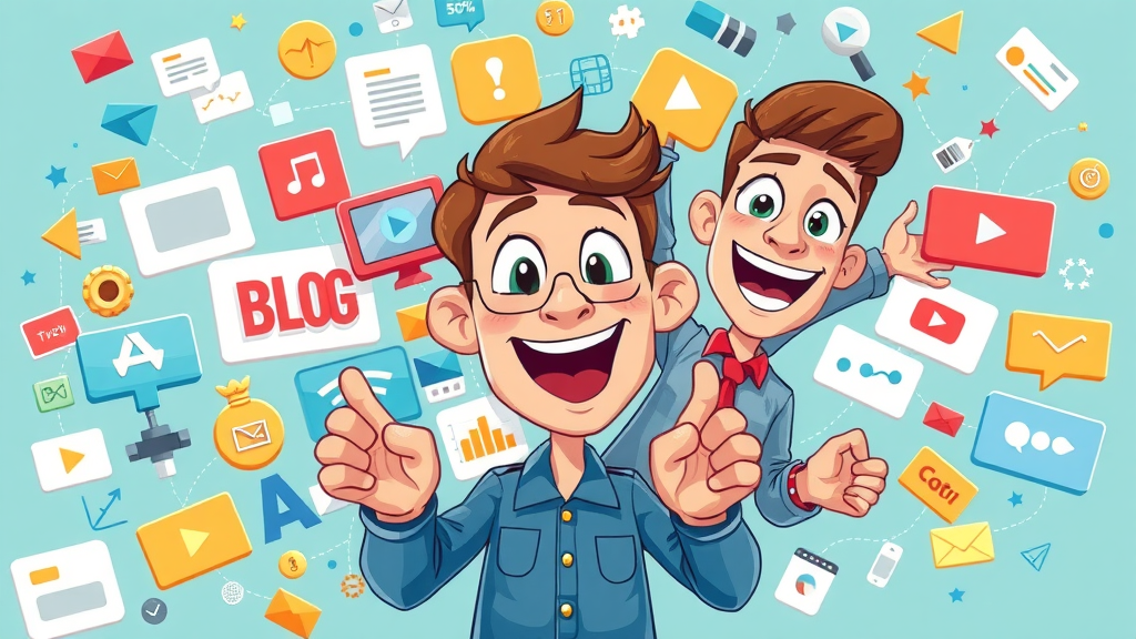 types of content marketing visuals from blog to video and infographic