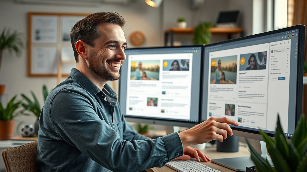 designer reviewing optimized email layout and design - email campaign performance