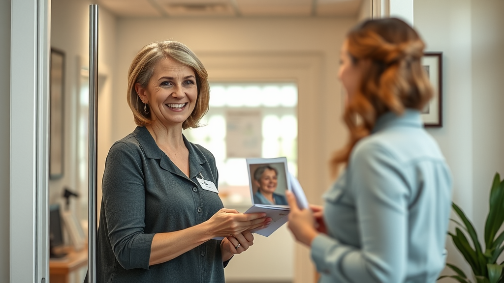 community management, customer service, welcoming association office receptionist greeting member