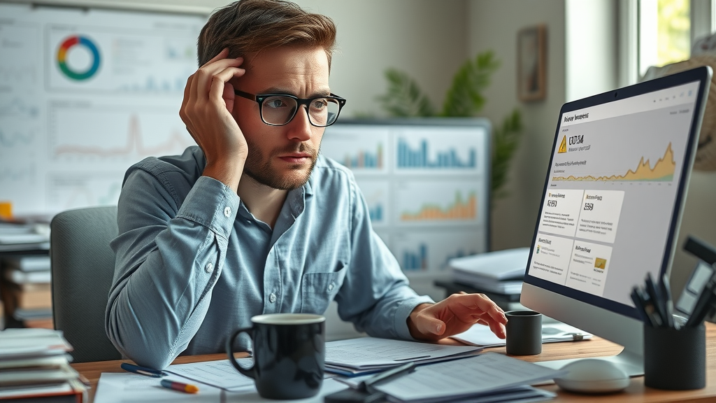 Business owner frustrated with poor keyword research results in engine marketing