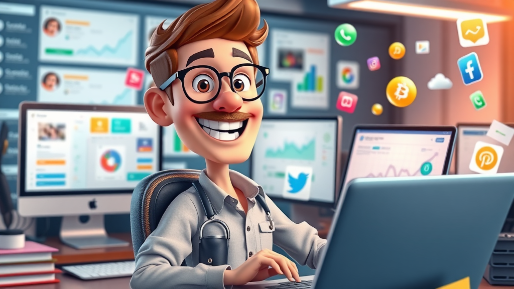 lead nurturing digital marketer integrating email marketing and social media