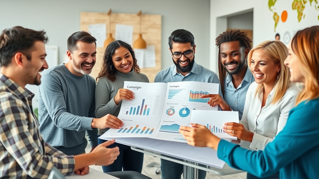 sales team and marketing team collaborating for lead generation success