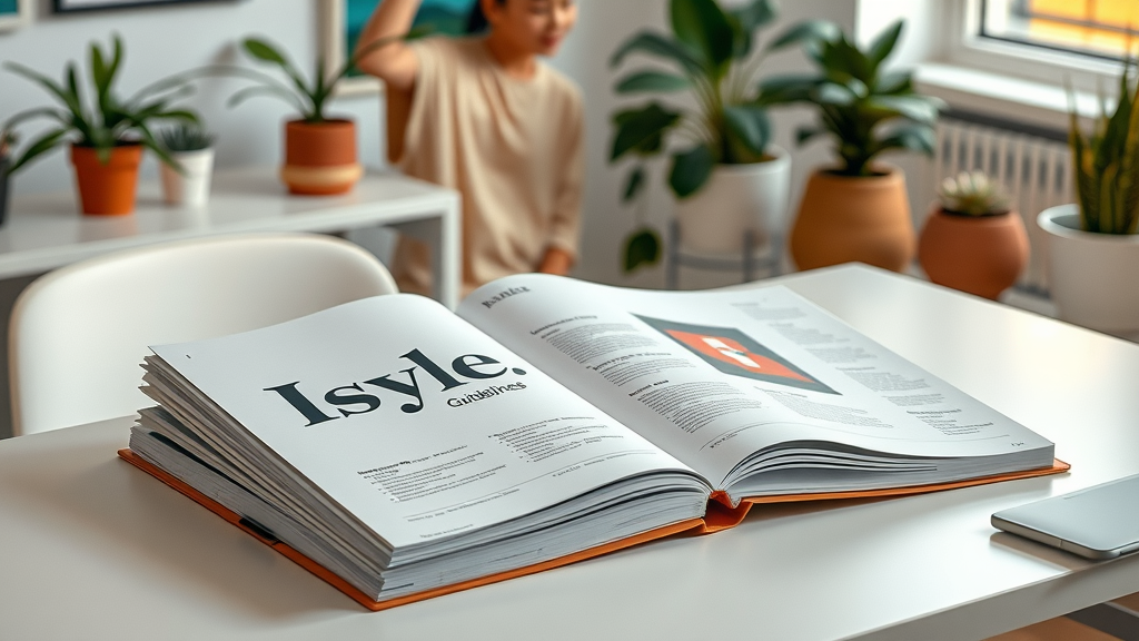 brand voice analysis iconic brand stylebooks with open guidelines on designer