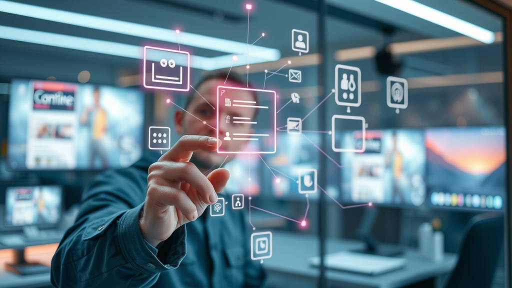Marketer mapping content types and matching them to optimal digital distribution channels