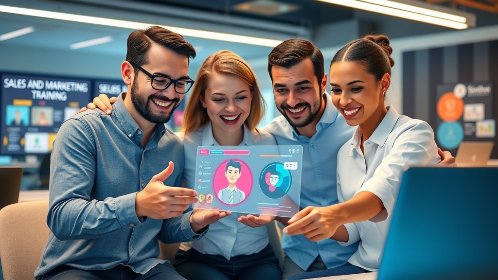 interactive training modules for building sales and marketing alignment tools