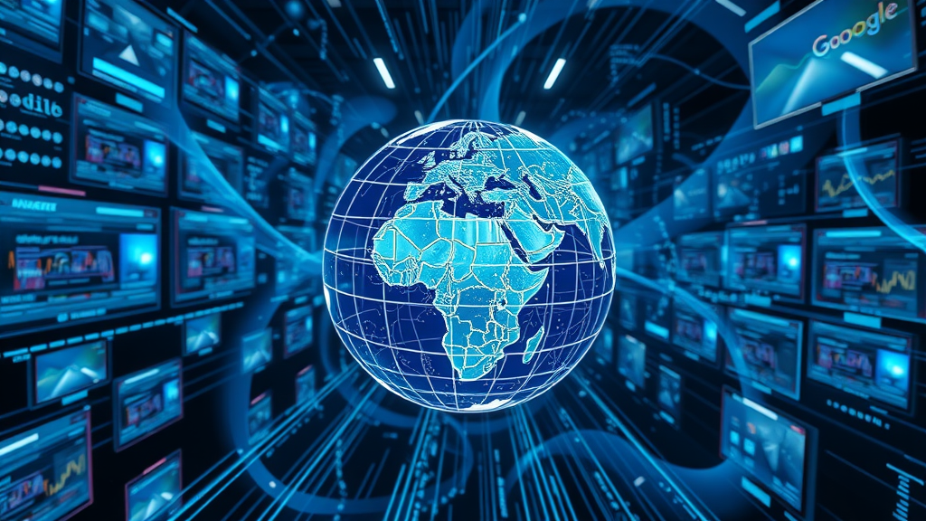 Google Display Network global reach with interconnected websites and expanding audience streams for display ads