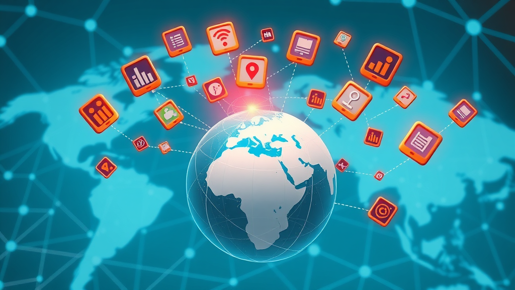 popular search engine ranking signals digital icons globe