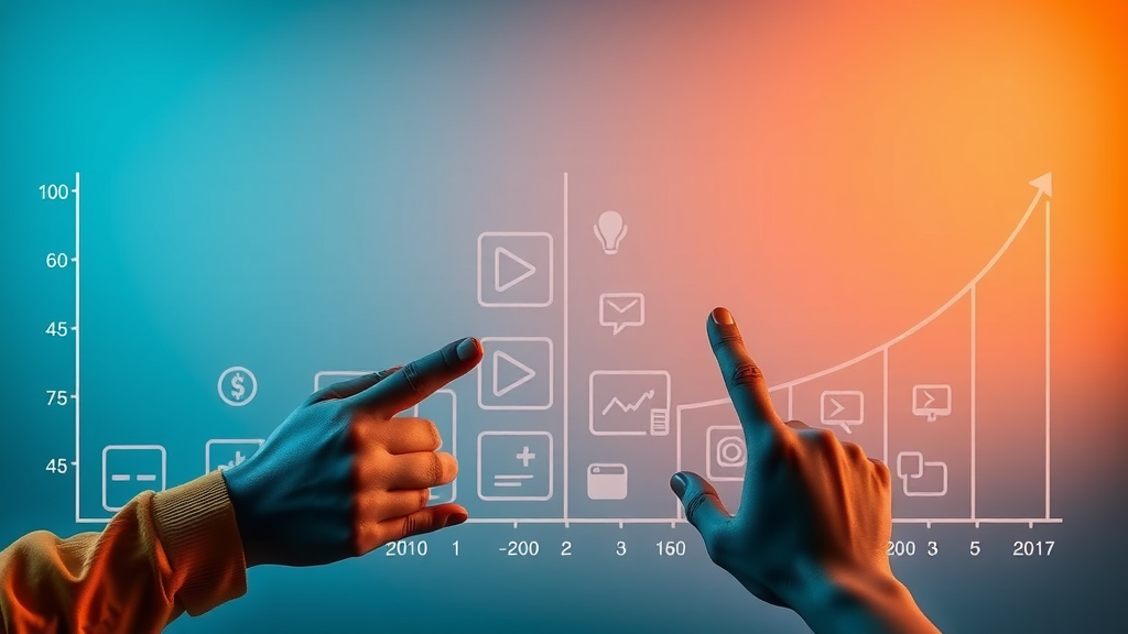 Power of video engagement: chart comparing video content vs. text and image