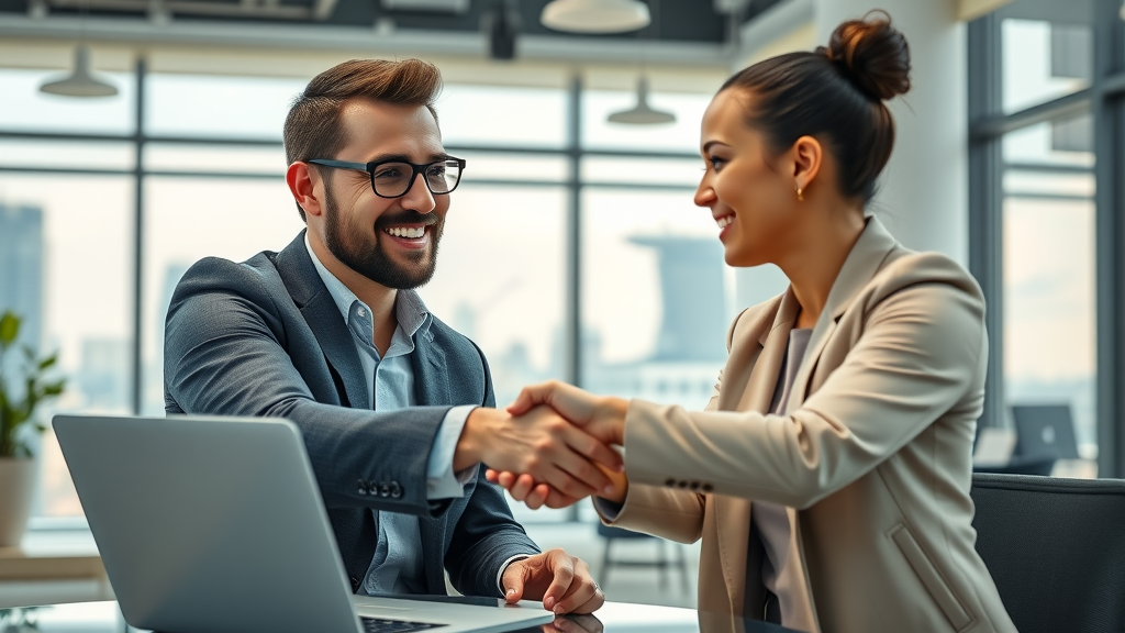 digital influencer and marketer collaborating to boost off-page SEO and search engine ranking