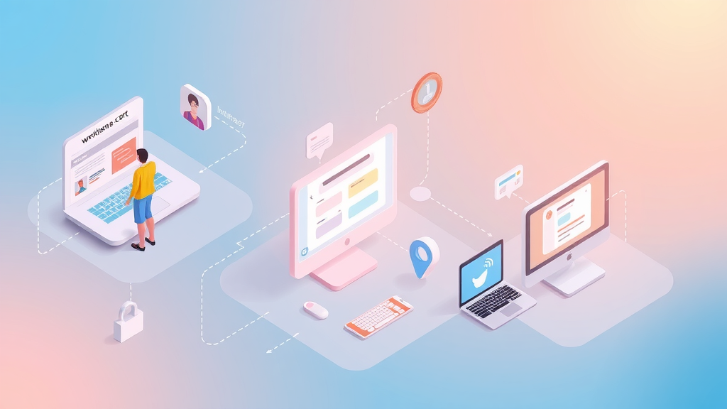 digital journey map illustrating how remarketing techniques work for re-engagement from first website visit to targeted ads across devices